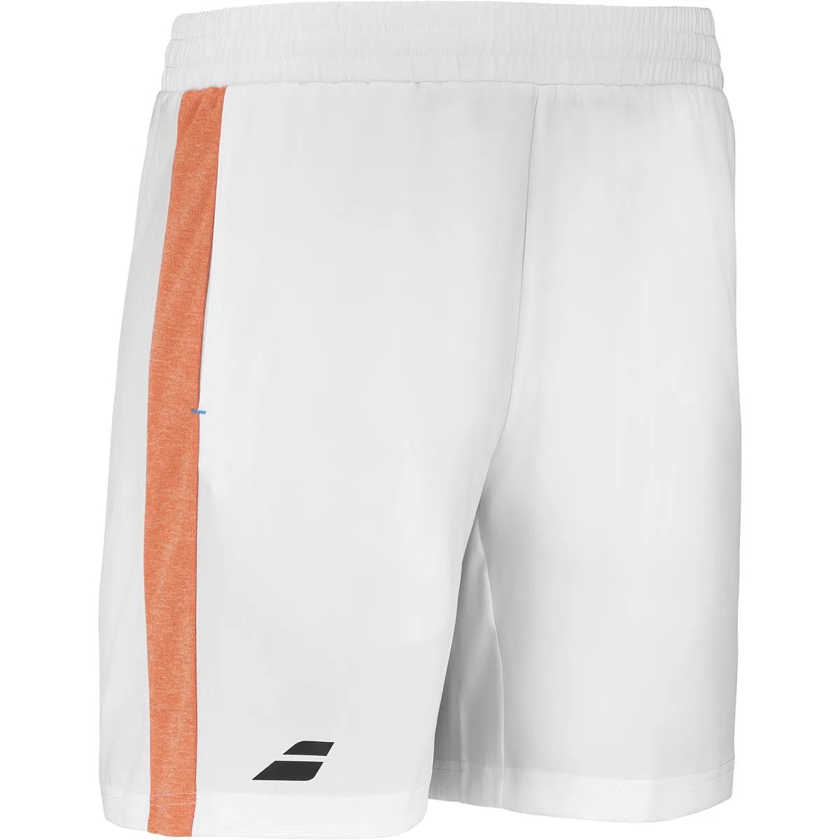 Babolat Play Short Uomini Pantaloncini Bianco-Arancione
