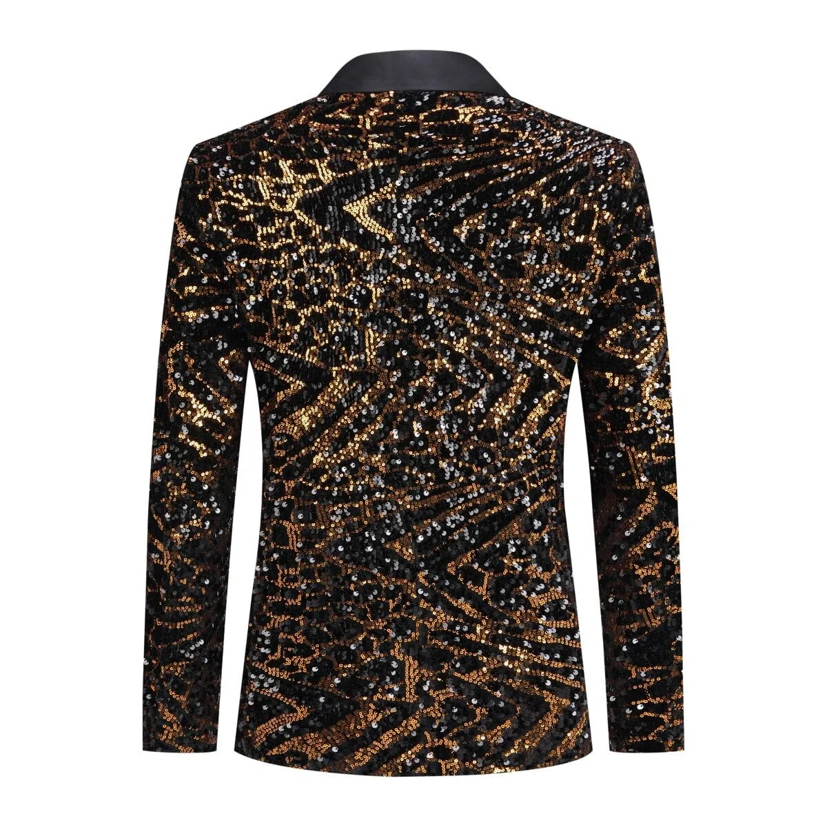 Allthemen Blazer Uomo Casual in Velluto Scollo Notch di Lusso Giacca Slim Fit Floral Prints Chic Jackets