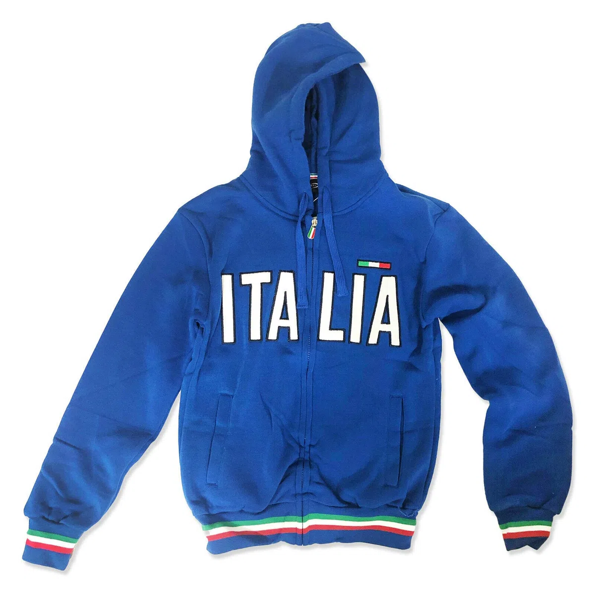 Toocool - Felpa Uomo Donna Italia Giacca Tuta Maniche Lunghe Cappuccio FI-589