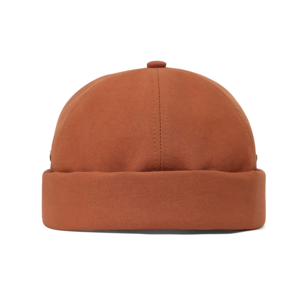 UNDERCONTROL Cappello da Pescatore Vintage Senza Visiera da Marinaio con Polsini arrotolati, Senza Visiera, con Teschio Miki, Cinturino in Pelle, per Uomo e Donna - Made in Korea
