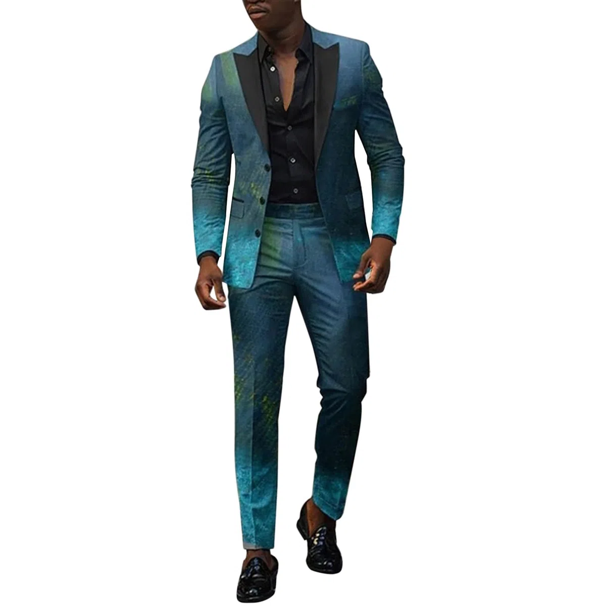 Generico Abito da Uomo in 2 Pezzi Formale da Matrimonio Affari Blazer E Pantaloni Elegante Smoking Cerimonia Completo da Uomo Dinner Business Abito da Sposa Slim Fit Wedding Cerimonia Abiti da Lavoro
