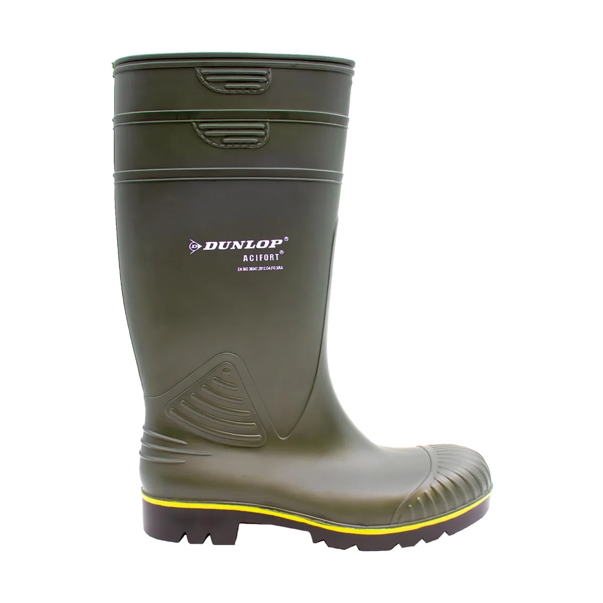 Dunlop - A442031 S5 ACIF. KNIE ZWART#48, Stivali di gomma, unisex