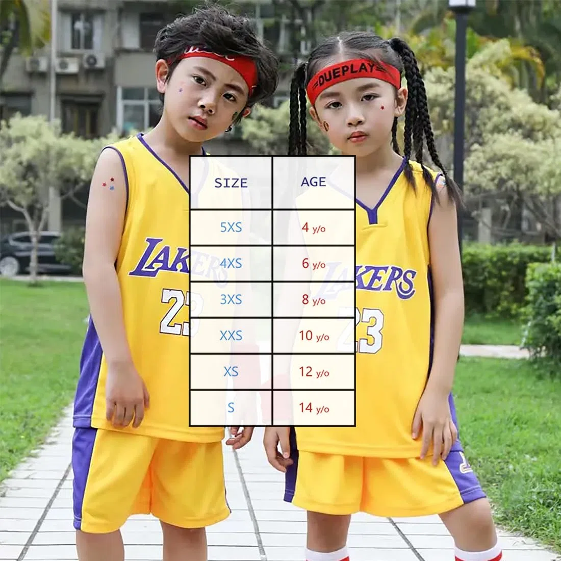 Maglia da basket 2 pezzi, da basket senza maniche, maglietta + pantaloncini, tute da pallacanestro bambino dai 4 ai 14 anni