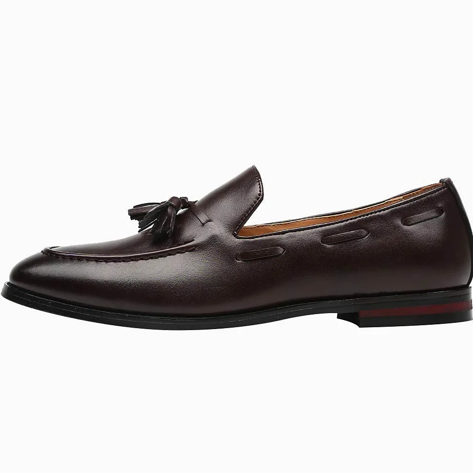 Uomo Classico Stile Britannico Nappa Mocassini Pelle Sintetica Leggero Pantofole