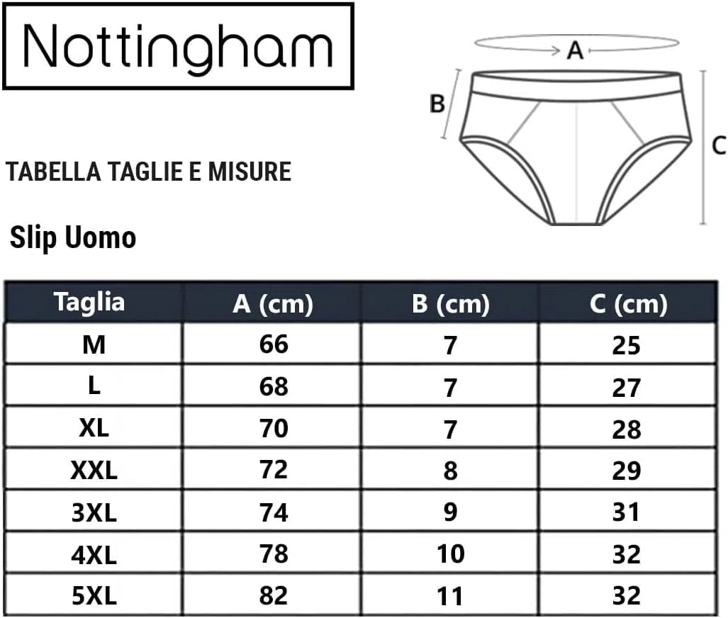 Nottingham Slip Uomo Cotone Mercerizzato Limited Edition Modelo 800