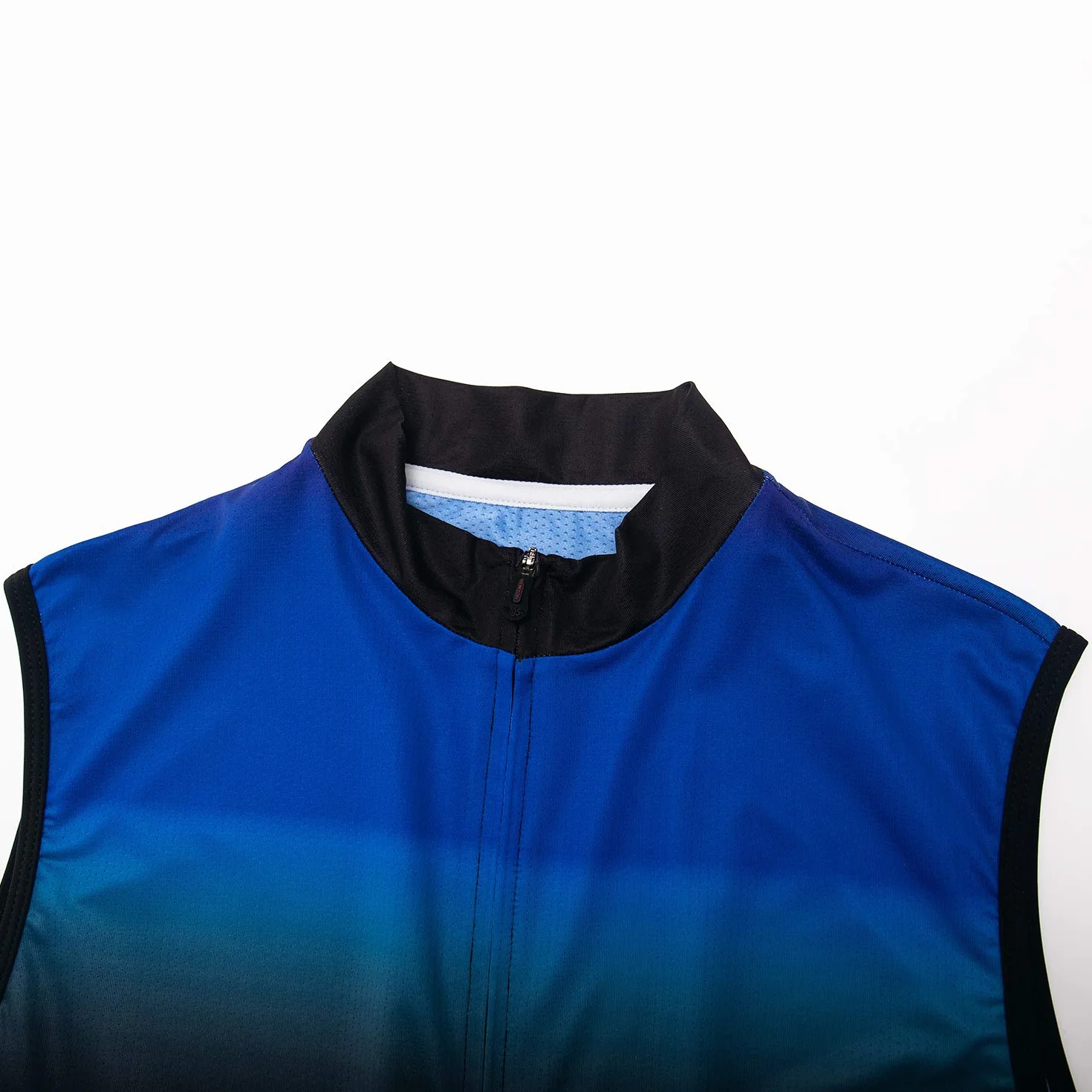 Gilet da ciclismo da uomo, senza maniche, in jersey, per ciclismo