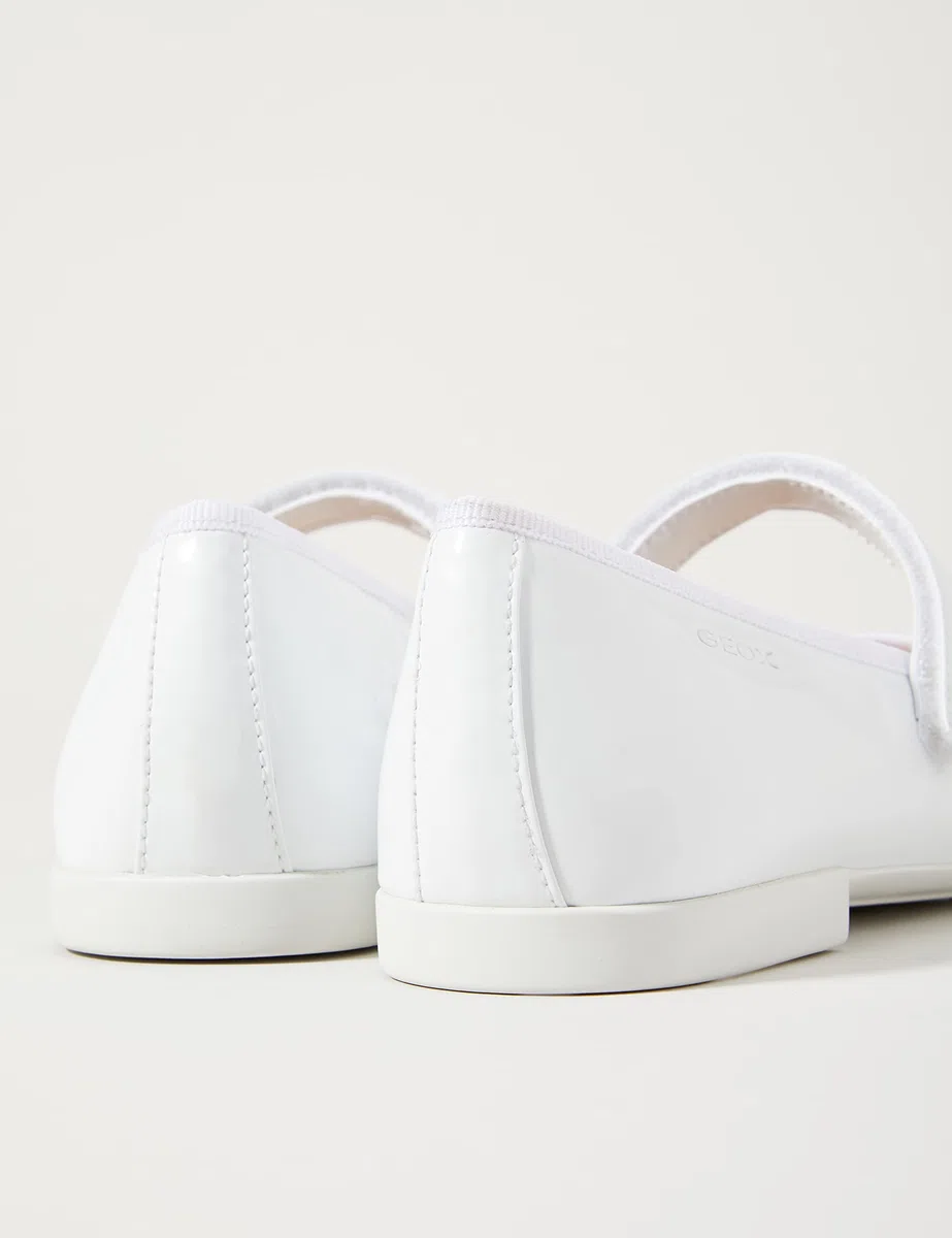 Geox JR PLIE' A Ballerine Bambina Bianco (White C1000) 27 EU