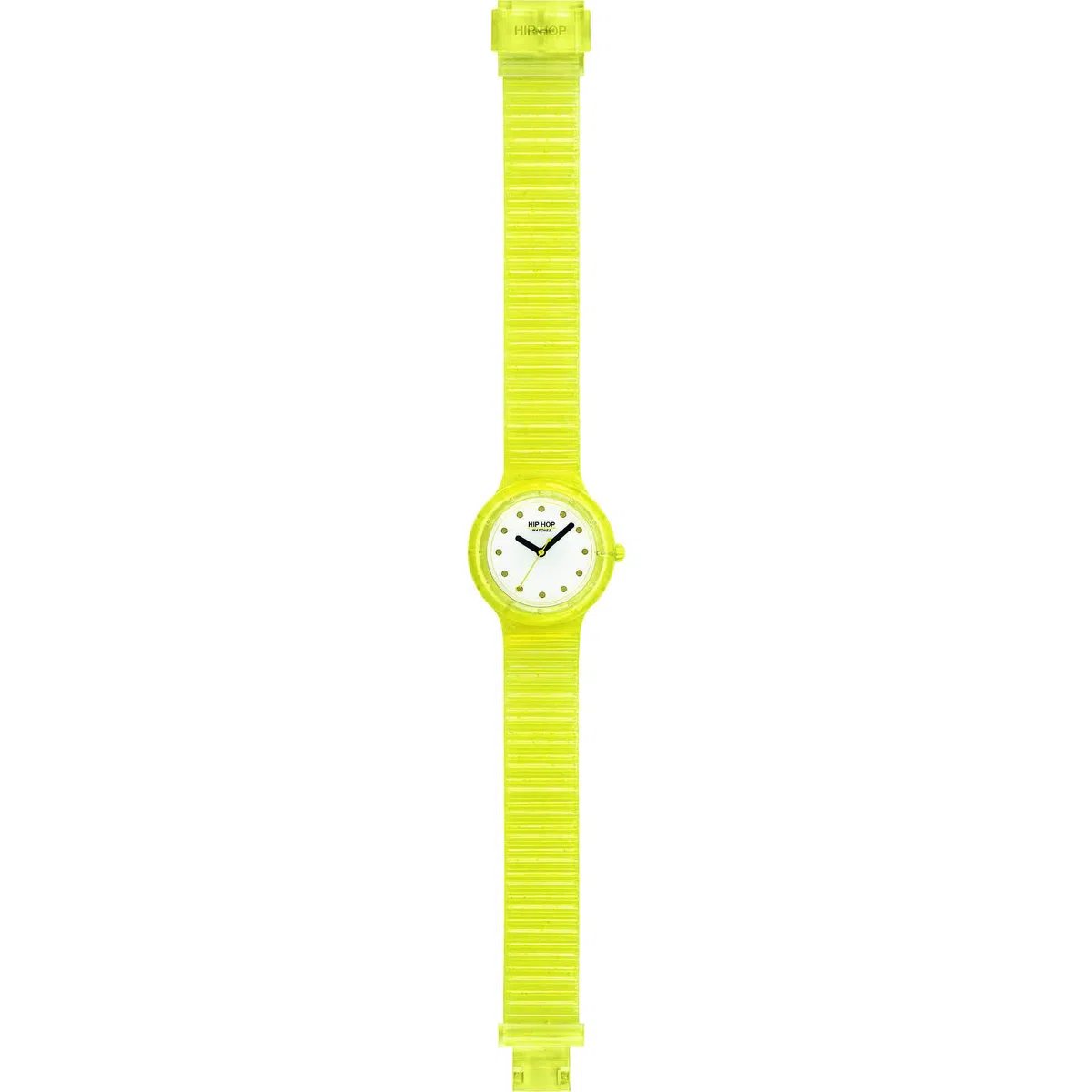 HIP HOP Orologio Solo Tempo Bubble per Bambina con Cinturino in Silicone Fucsia con Bolle Resistente all'Acqua