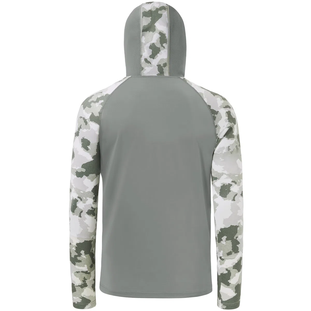 Bassdash Uomo UPF 50+ Felpa con Cappuccio per Protezione Solare Estiva a Maniche Lunghe Fishing Shirt Cooling Hoodie Camo Manica Lunga