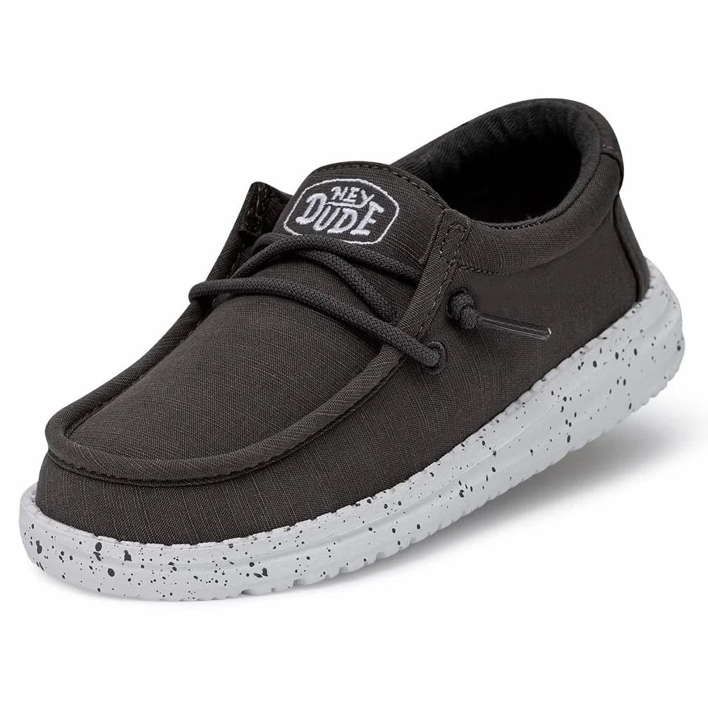 HEYDUDE Wally Youth Slub Canvas MoccasinBambini e Ragazzi