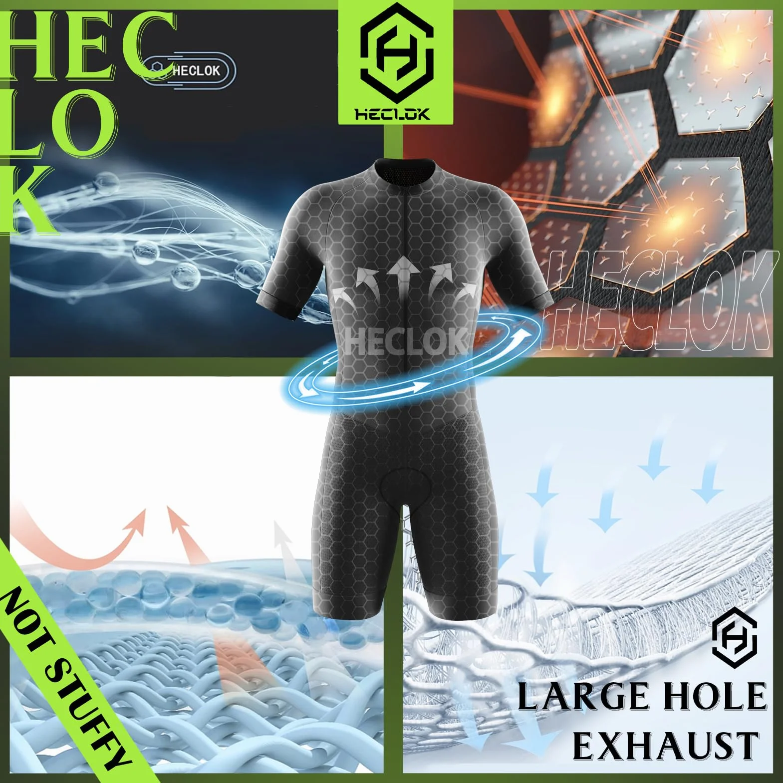 Tuta da Triathlon a Maniche Corte da Uomo,MTB Body Trisuit Cycling Skinsuit with Imbottito professionale da competizione Nuoto/Corsa/Ciclismo，Abbigliamento Ciclismo monopezzo
