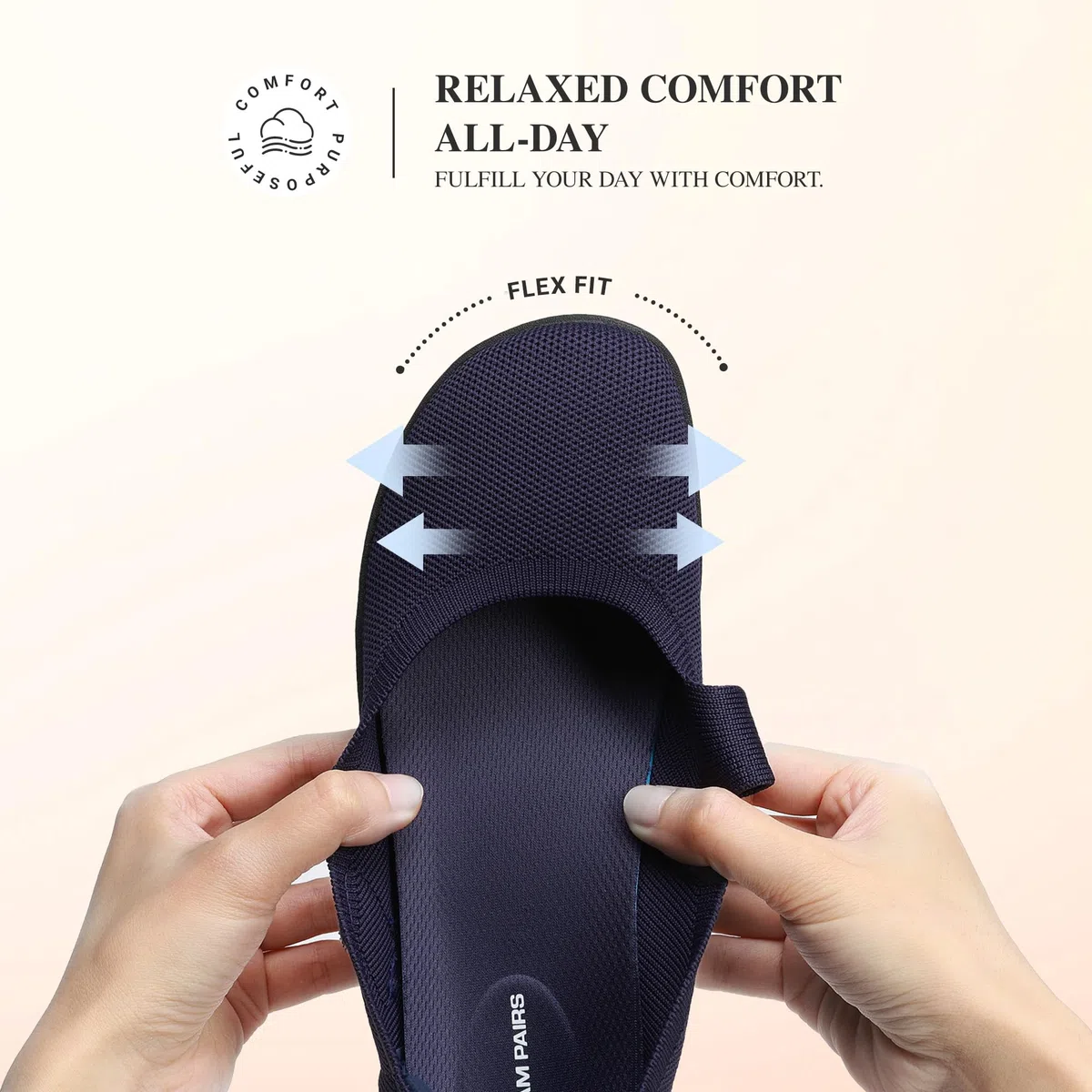 DREAM PAIRS Mary Jane da Donna – Ballerine in Maglia Effetto Barefoot, Supporto all'Arco Plantare – Scarpe Basse Casual Ufficio Lavoro Viaggi Passeggiate