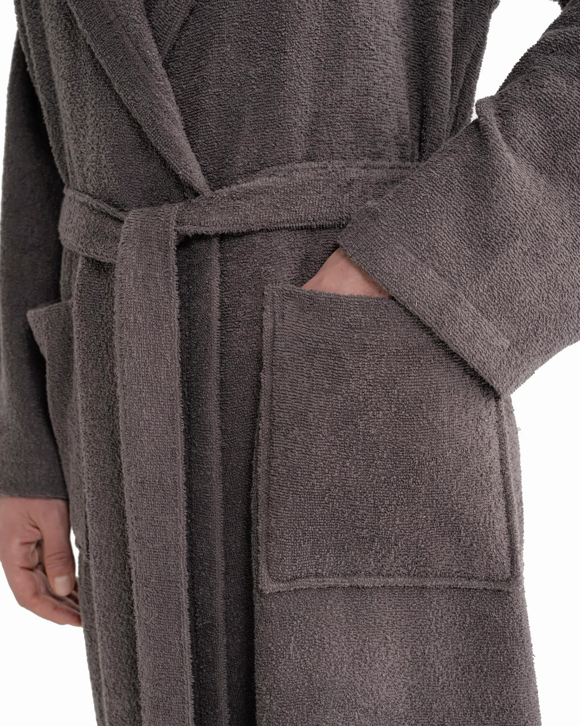 Twinzen Accappatoio Uomo Spugna con Cappuccio 100% Cotone - Morbido, Assorbente, Certificato Oeko-Tex