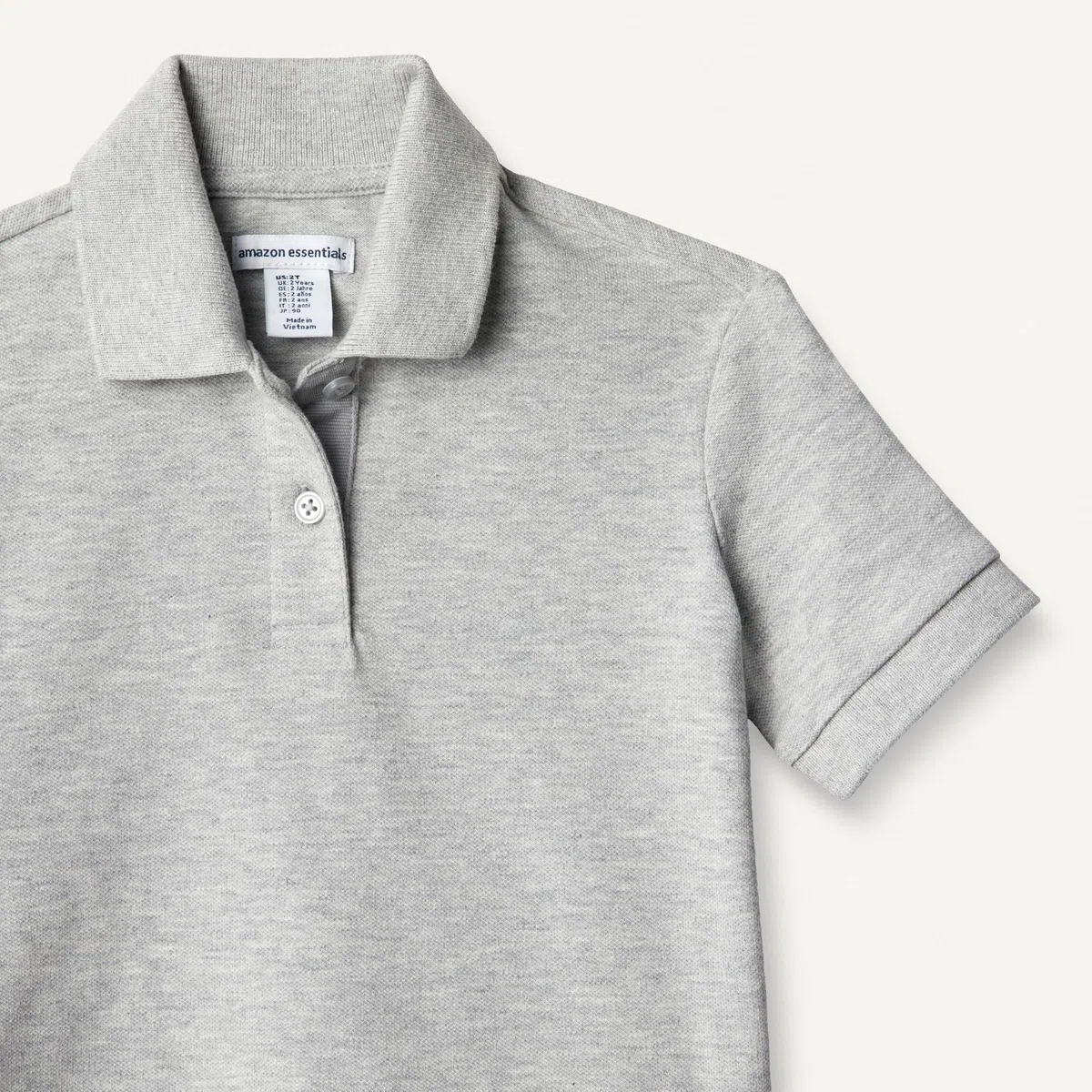 Amazon Essentials Polo in Cotone e Spandex Bimba e Bambina, Pacco da 3