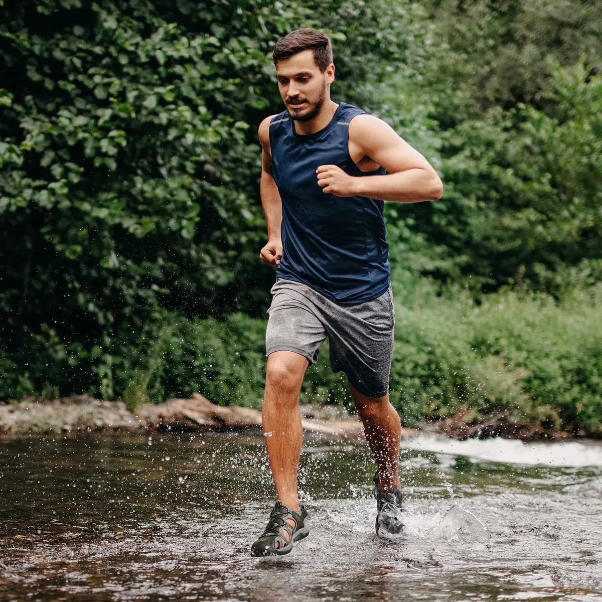 DREAM PAIRS Estivi Sandali da Uomo Sportivo Spiaggia Antiscivolo Scarpe da Trekking Chiuse