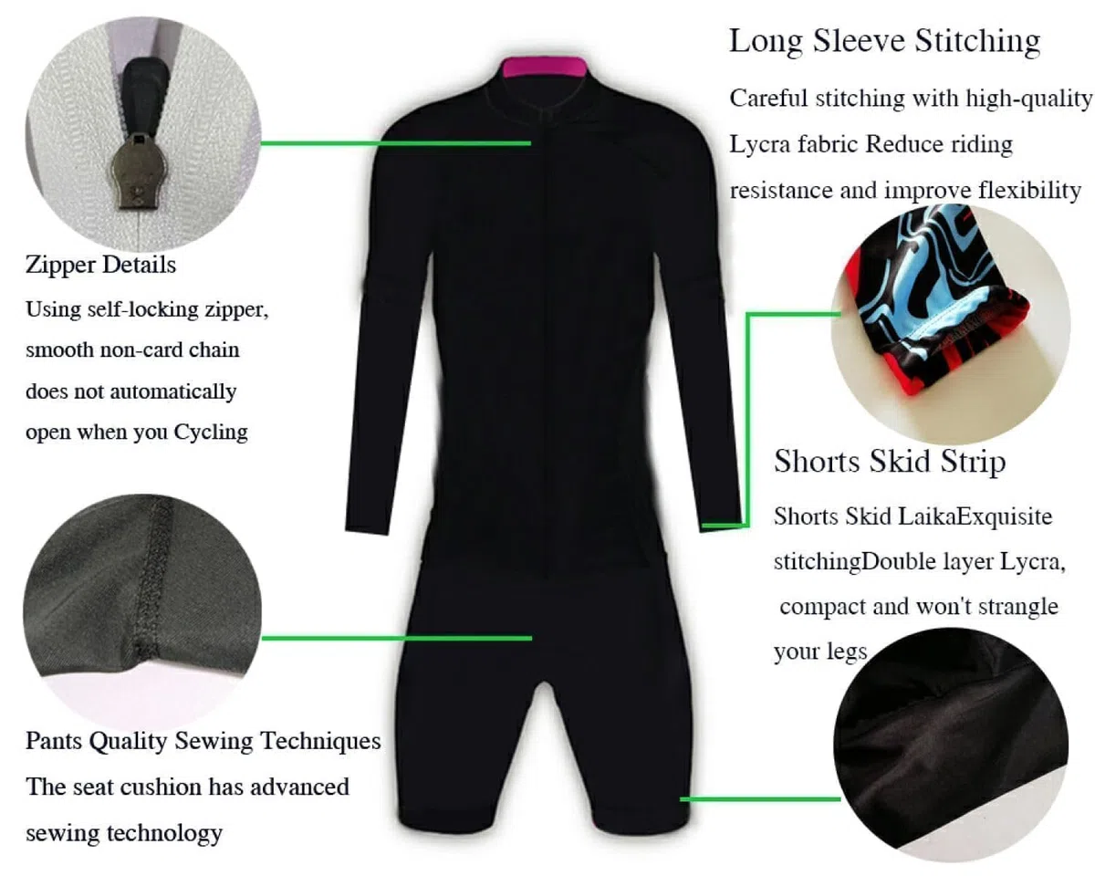 Vestiti da donna Ciclismo Skinsuit Set Estate Ciclismo Triathlon Tute Tuta Traspirante