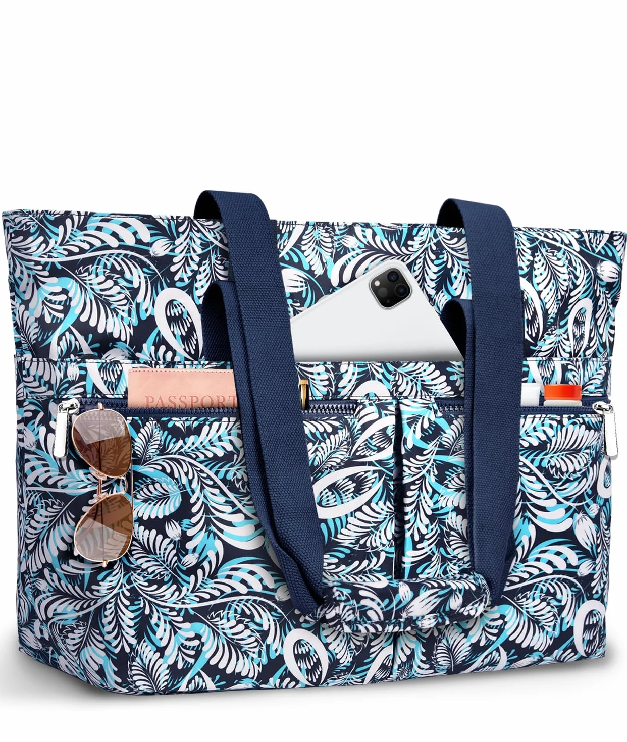 Borsa Mare Donna Grande Borsa Spiaggia Famiglia 45L Impermeabile Borsas Piscina XXL Shopper Tote Bag con Cerniera Borse da Spiaggia Pieghevole per Shopping Viaggio Picnic