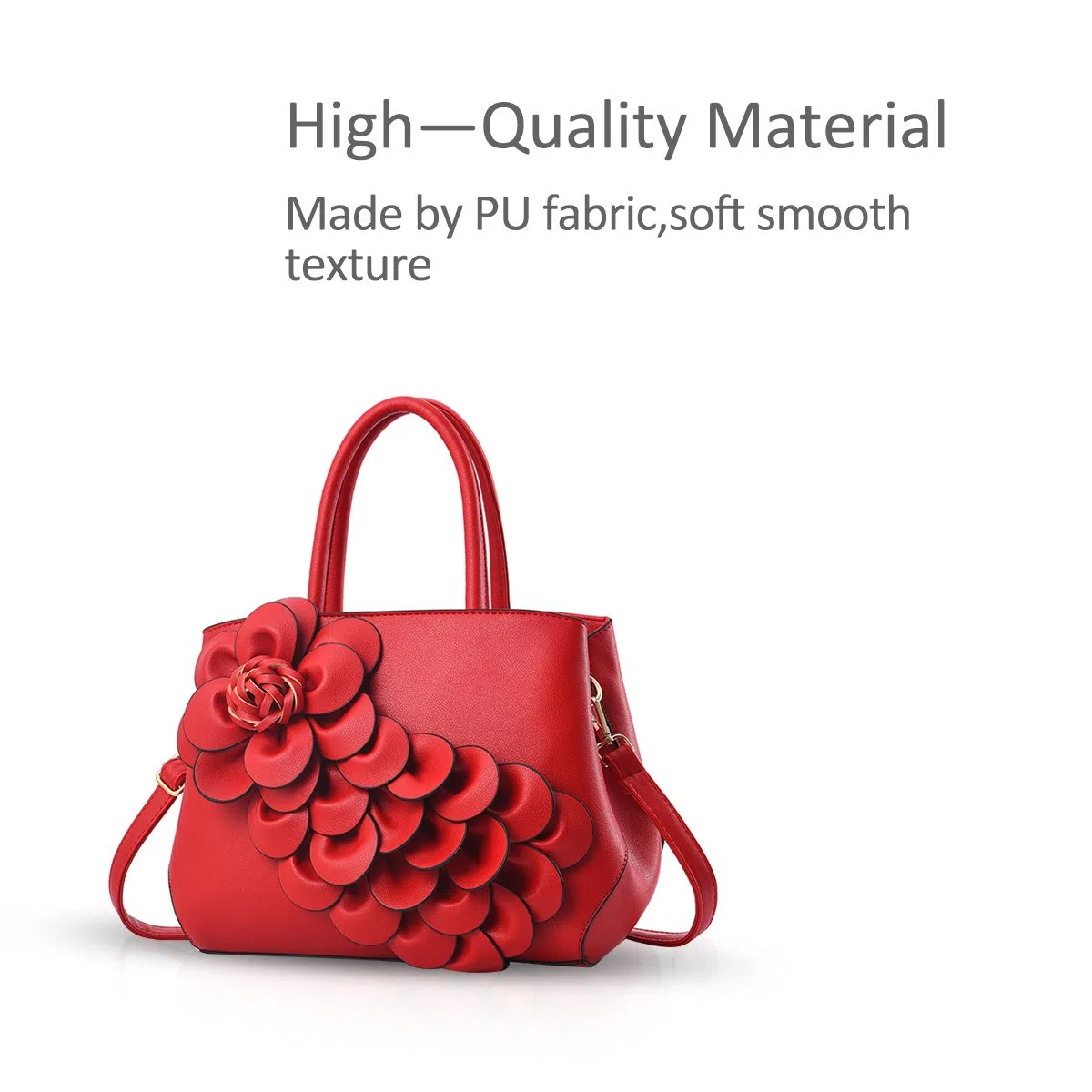 NICOLE & DORIS Womens Designer Handbag Ladies Fashion Shoulder Bag Flower Pattern Tote Bag Elegant Top Handle Bags Crossbody Bag