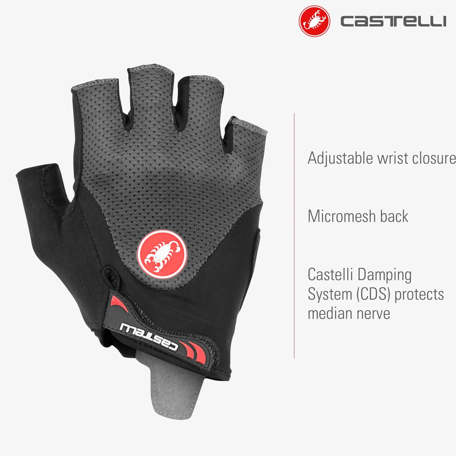 Castelli Arenberg Gel 2 Glove - Guanti Ciclismo Uomo
