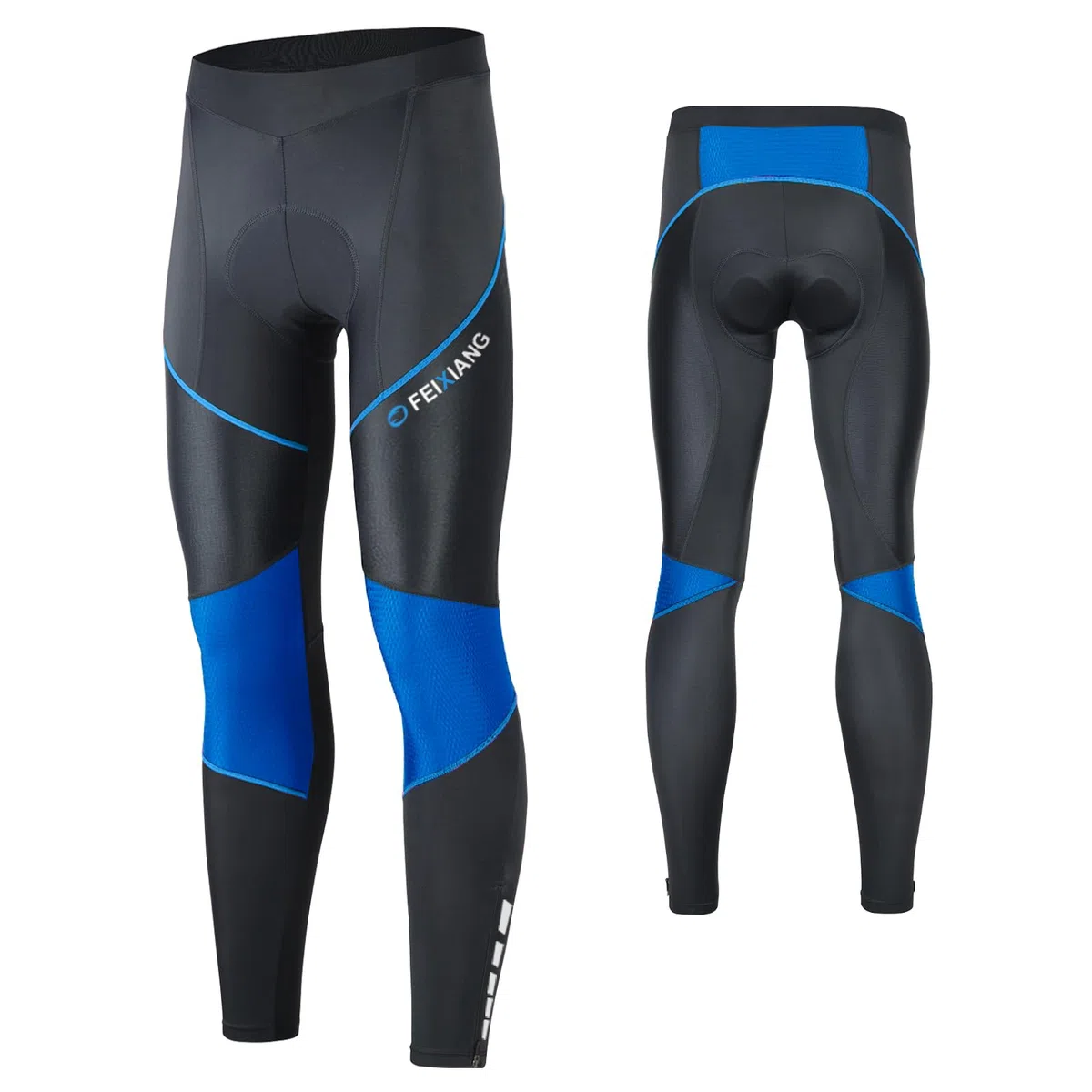 MEETWEE Ciclismo Lunghi Pantaloni Uomo,3D Gel Imbottito Traspirante Compression Mutande MTB Pantaloni da Bike Biciclette Bici