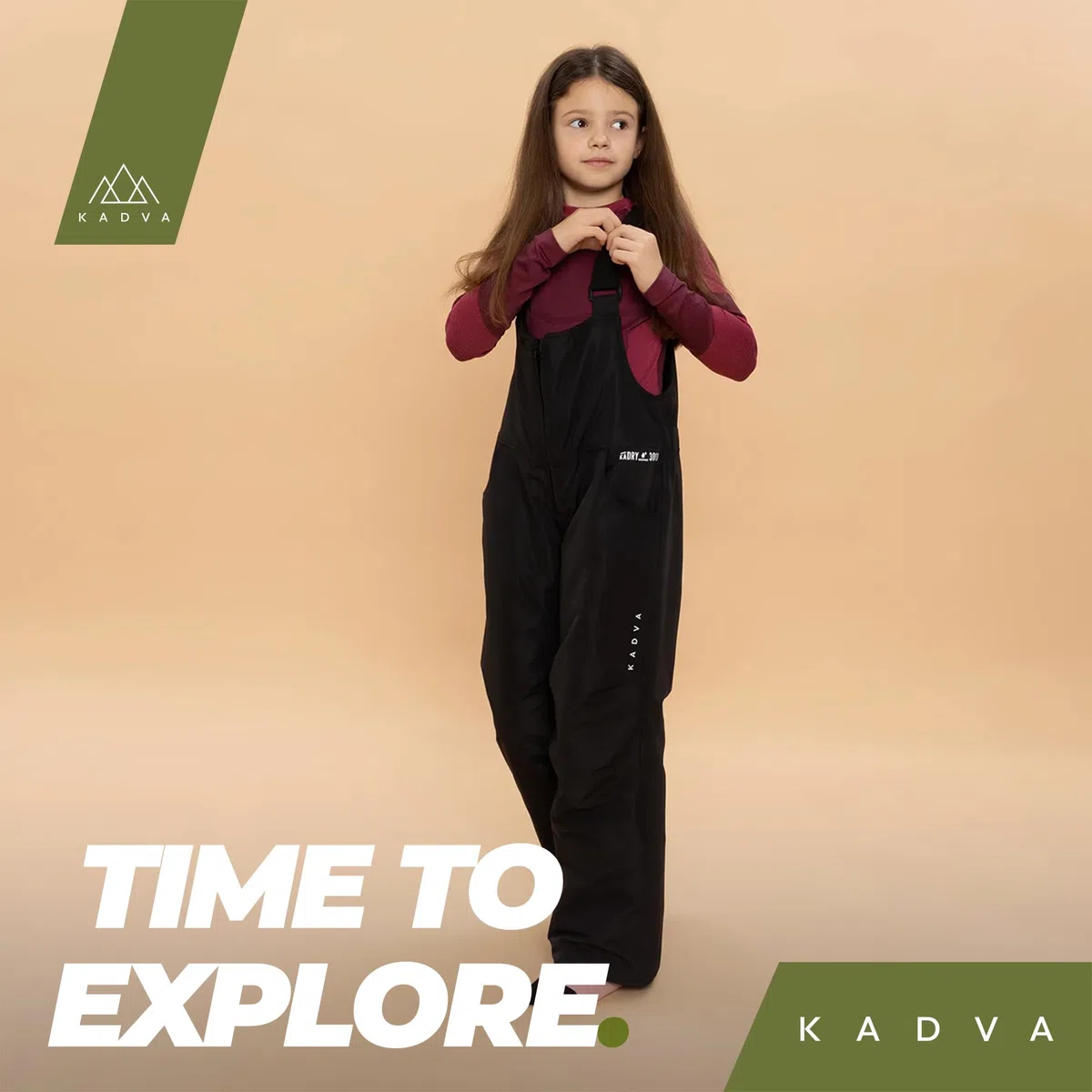 KADVA - Skiro, Pantaloni Bambine e Ragazze