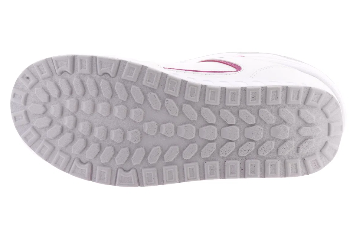 Eglemtek Scarpe RASSODA Glutei TM Benessere Dimagranti Sportive Fitness Ginnastica Aerobica BASCULANTI Bianco Fucsia