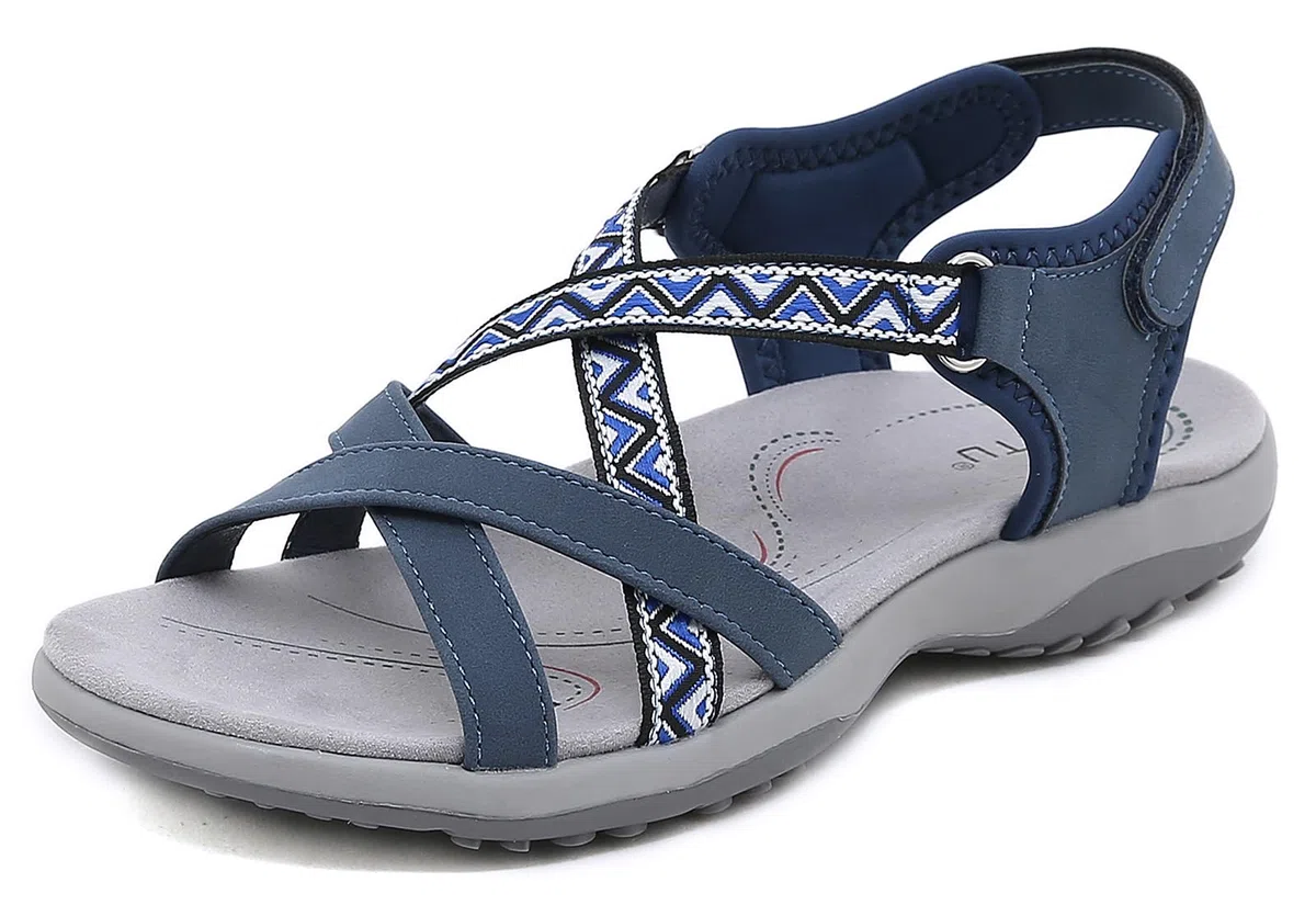 Meik Mangni Sandali Sportivi Donna Sandali Estivi da Trekking Comode Sandali da Spiaggi Leggere Sandalo a Punta Aperta:36-41 EU