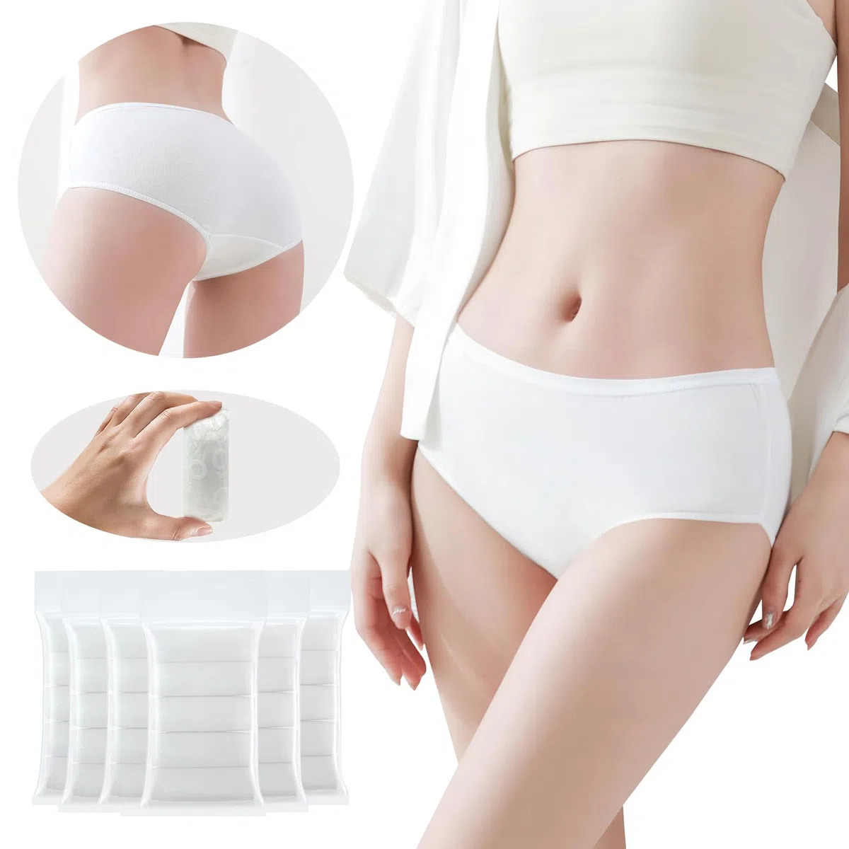 35 pz biancheria intima da donna usa e getta per viaggi slip da donna mutandine maternità hotel spa ospedale mutande di emergenza