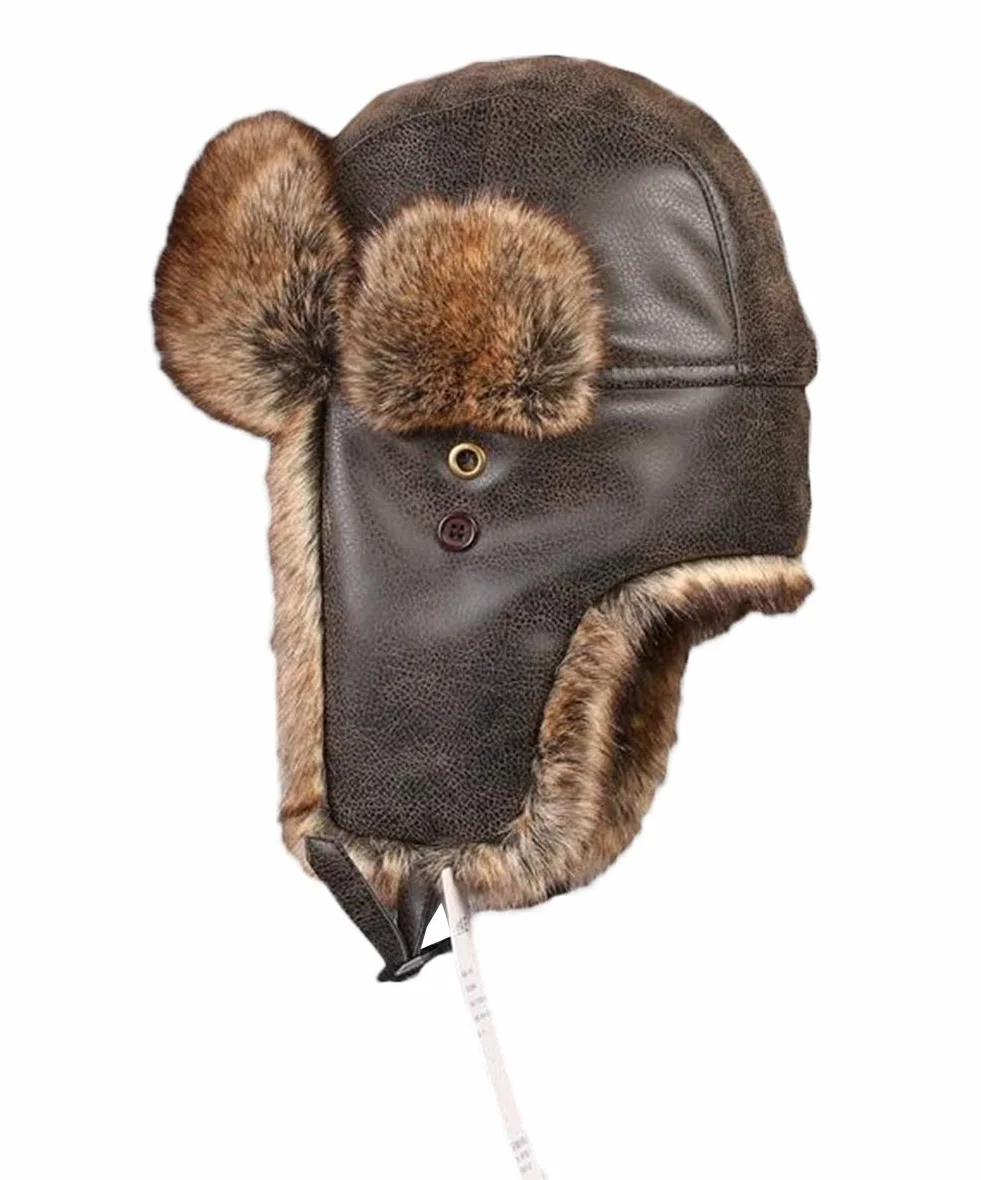 Insun Unisex Cappello da Aviatore Cappelli con Pelliccia Sintetica Berretto Antivento Invernale