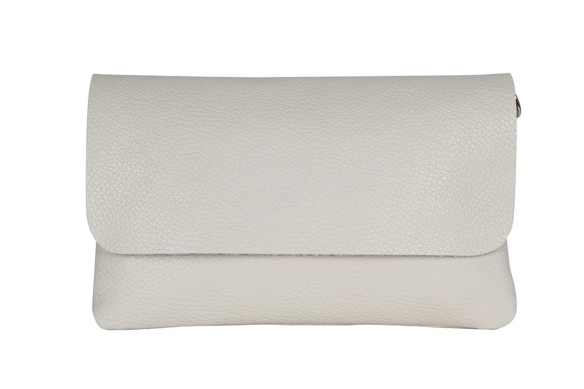 AmbraModa GLX11 - Borsa a tracolla da donna, in vera pelle, con tracolla rimovibile e regolabile, adatta per cellulari e tablet fino a 7 pollici,