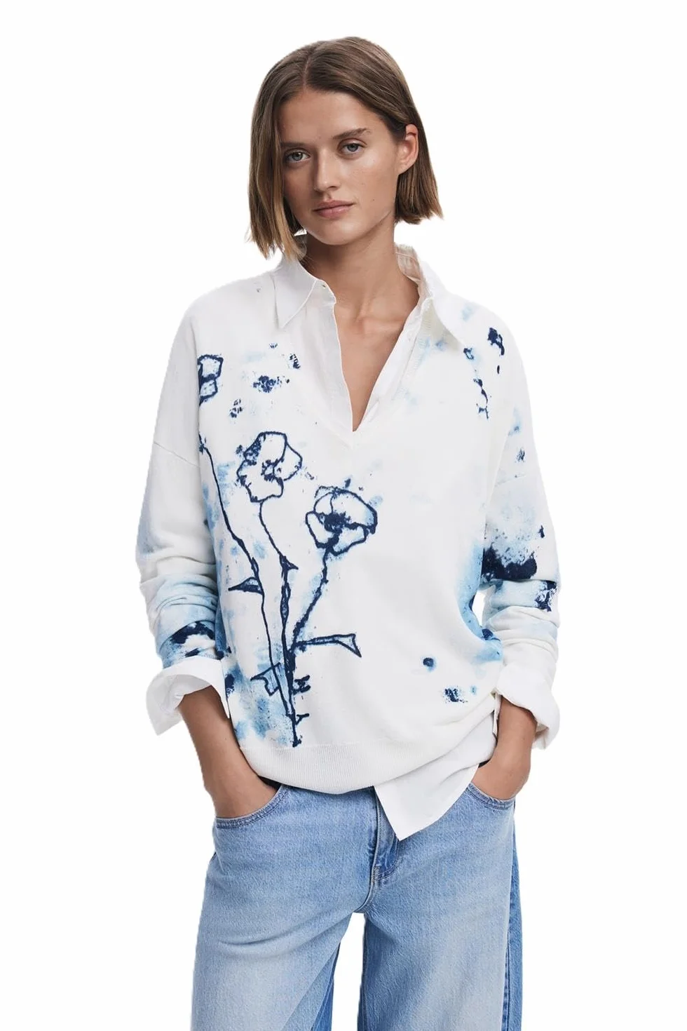 Desigual 25swjf33 Sweatshirt Donna (Pacco da 1)