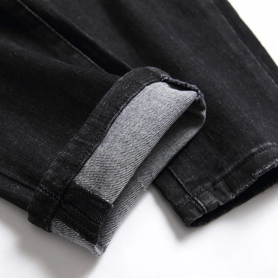 Jeans Uomo Slim Fit Strappati in Denim Stretch - Pantaloni Casual con Design a Spruzzo di Inchiostro, Stile Streetwear Y2K, Moda Versatile per Tutte Le Occasioni