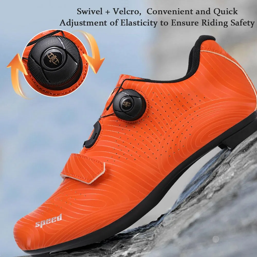 Scarpe Ciclismo Strada con SPD Blocco Pedale, Scarpe Ciclismo Strada Uomo, Unisex Uomo Donna Equitazione MTB Road SPD da Ciclismo da Bici 36 EU -47 EU