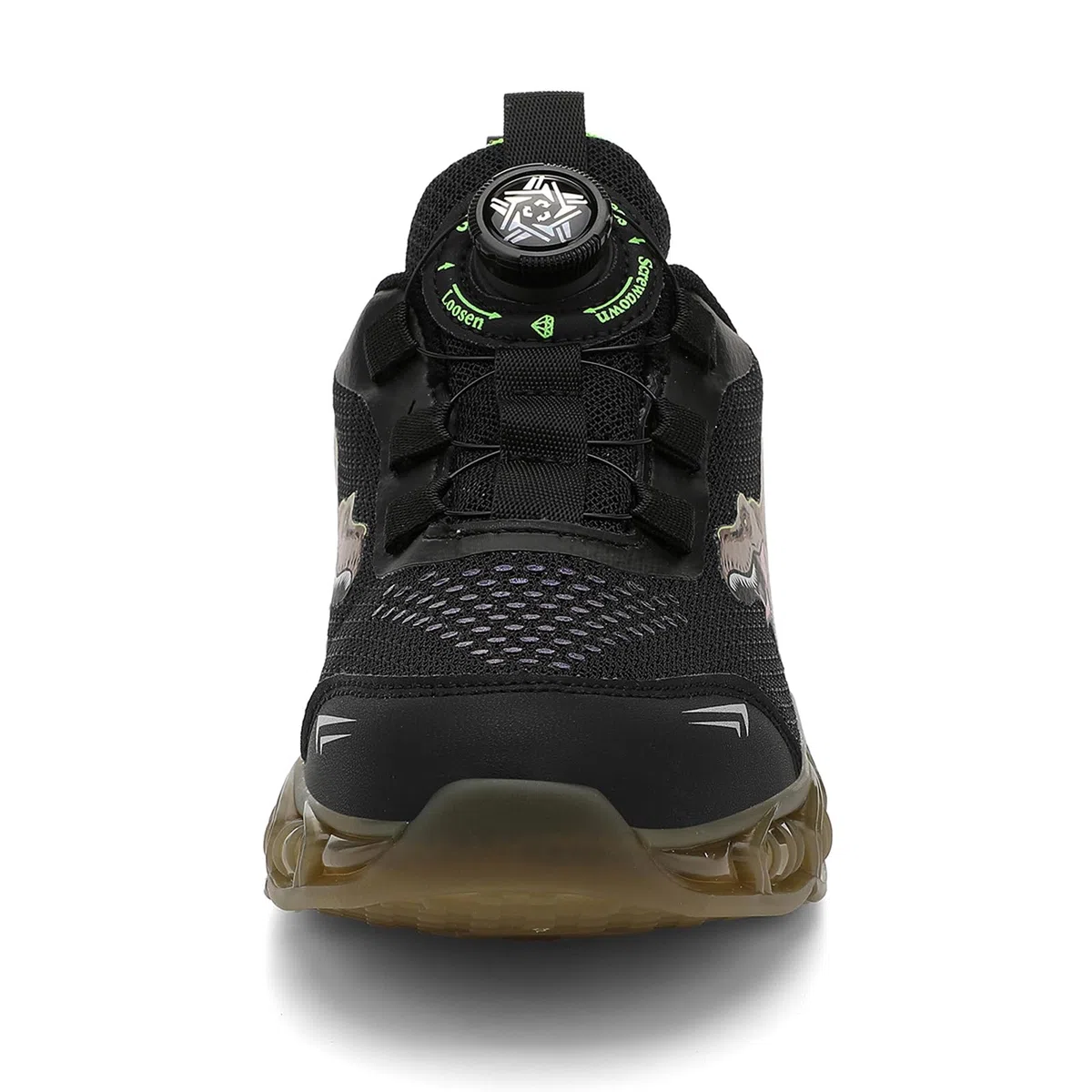 Scarpe da Ginnastica per Bambini, Scarpe da Corsa alla Moda per Ragazzi, Scarpe Sportive con Motivo Dinosauro, Comode Scarpe da Jogging Traspiranti Leggere EU28-38