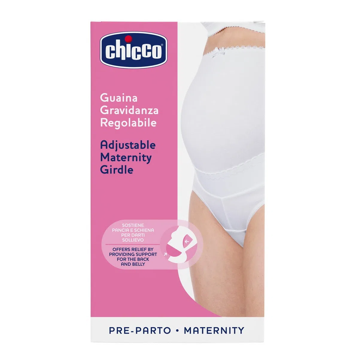 Chicco Guaina Gravidanza, Taglia 5, Bianco