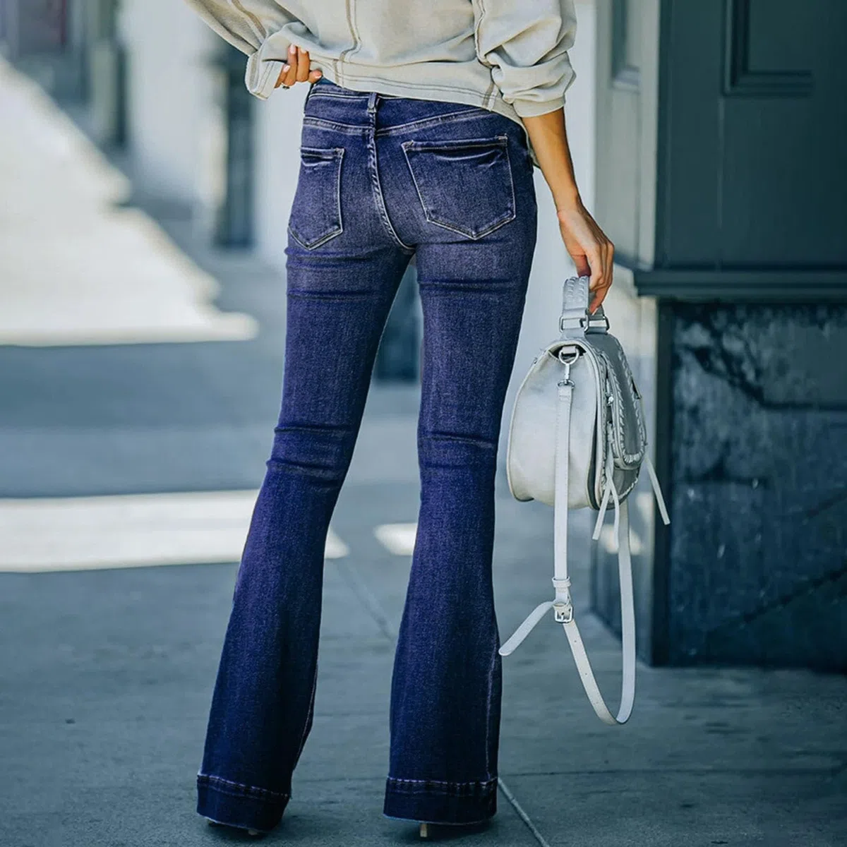 Jeans a Donna Pantaloni a Campana Pantaloni Da Lavoro Sportivi a Casa Elasticizzati E Comodi Attillati a Gamba Stretta Con Controllo Della Pancia Loose Jeans Donna Pantaloni Running Donna