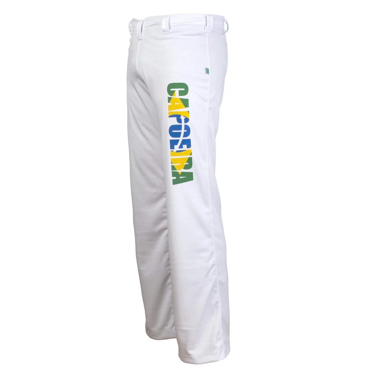 JL Sport Autentico Brasileiano Uomo Capoeira Arti Marziali Pantaloni ('Capoeira' Stampa Accanto Gamba) - L
