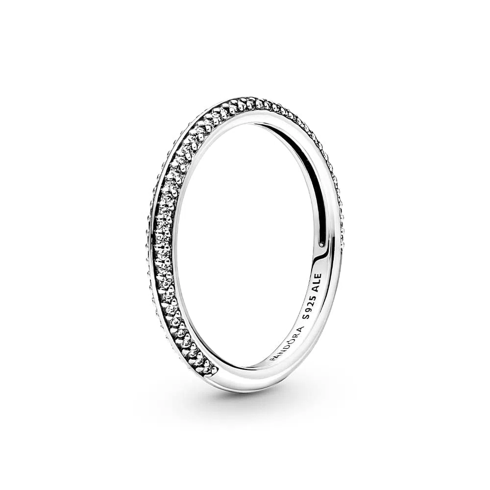 PANDORA ME - Anello con pavè in argento sterling con pietre di zirconia cubica incolori