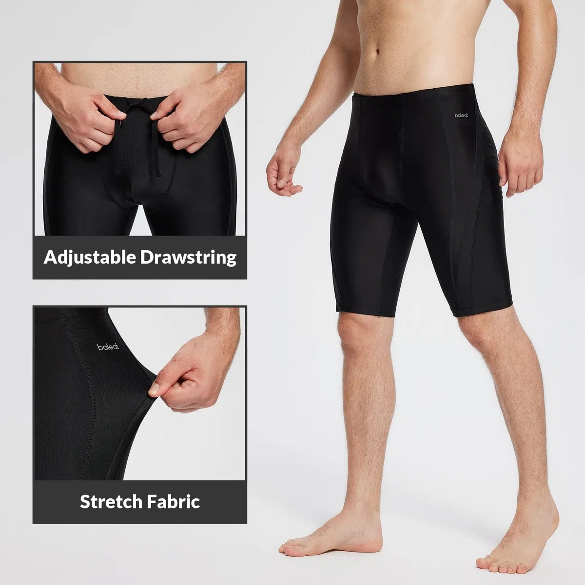 baleaf Costume da Bagno da Uomo Asciugatura Rapida Pantaloncini da Bagno Impermeabile Mare Piscina UPF 50+