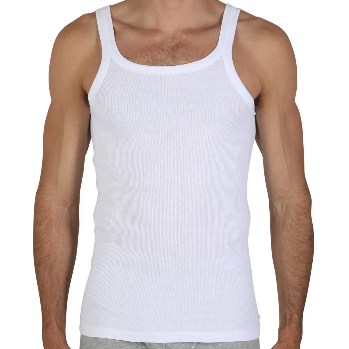 Fragi Canotta Uomo in Puro Cotone, Canottiera Intima con Spallina in Tessuto Elastico Senza Cuciture Seamless, Made in Italy