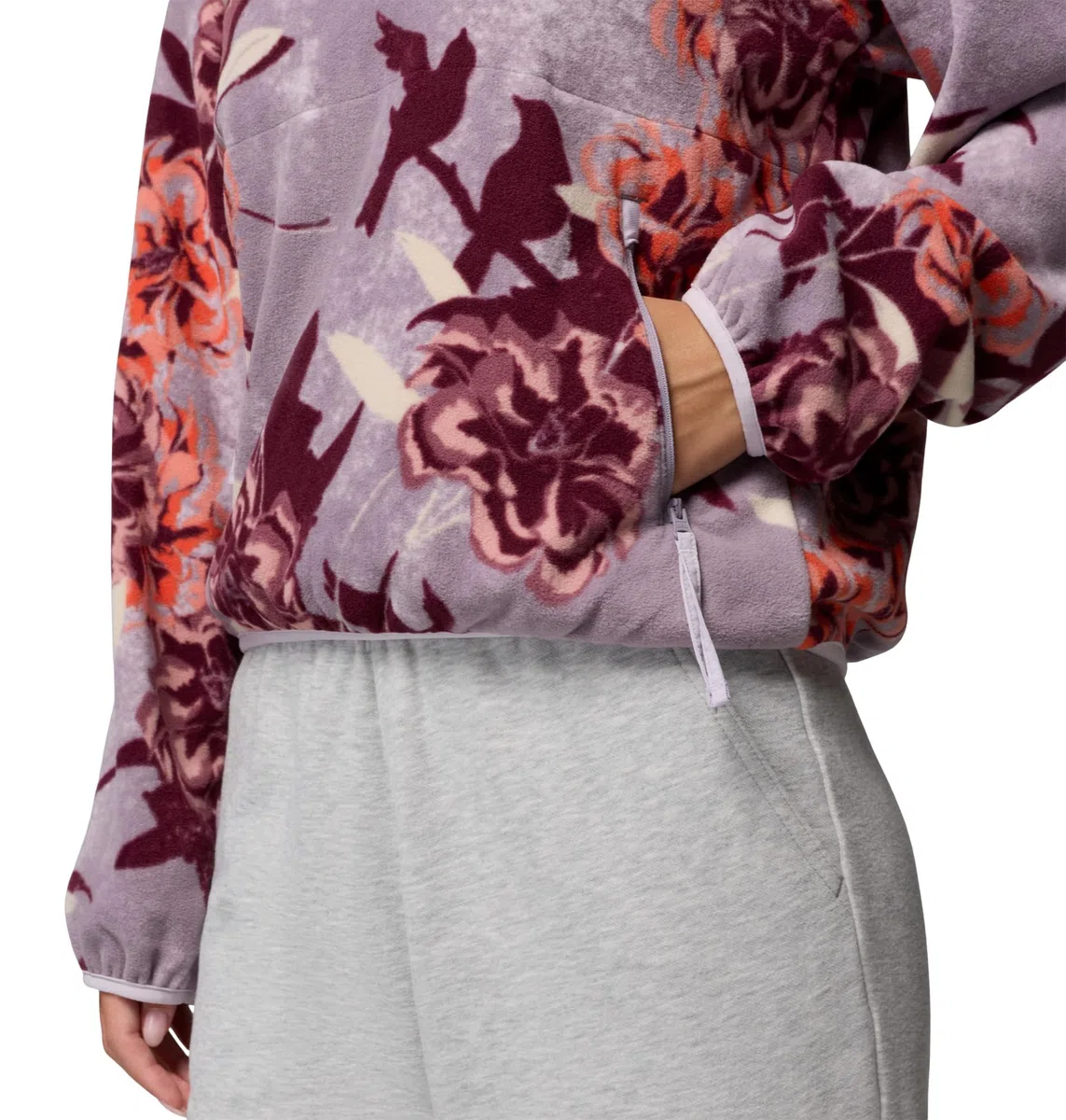 Columbia Sequoia Grove™ Printed Half Zip Pull Over in Pile Donna (Pacco da 1)