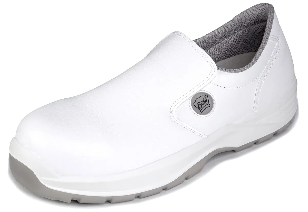E-Chef Roma White, Scarpa Antinfortunistica da Cuoco, Scarpe da Cuoco - Scarpe da Cucina EN ISO 20345:2011 S2 SRC