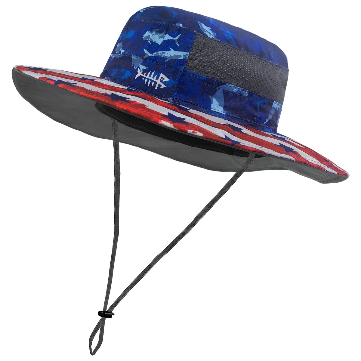 Bassdash Cappello da Pesca Cappello da Pescatore Unisex Tessuto Morbido Cappello da Pesca Impermeabile con Patta Staccabile