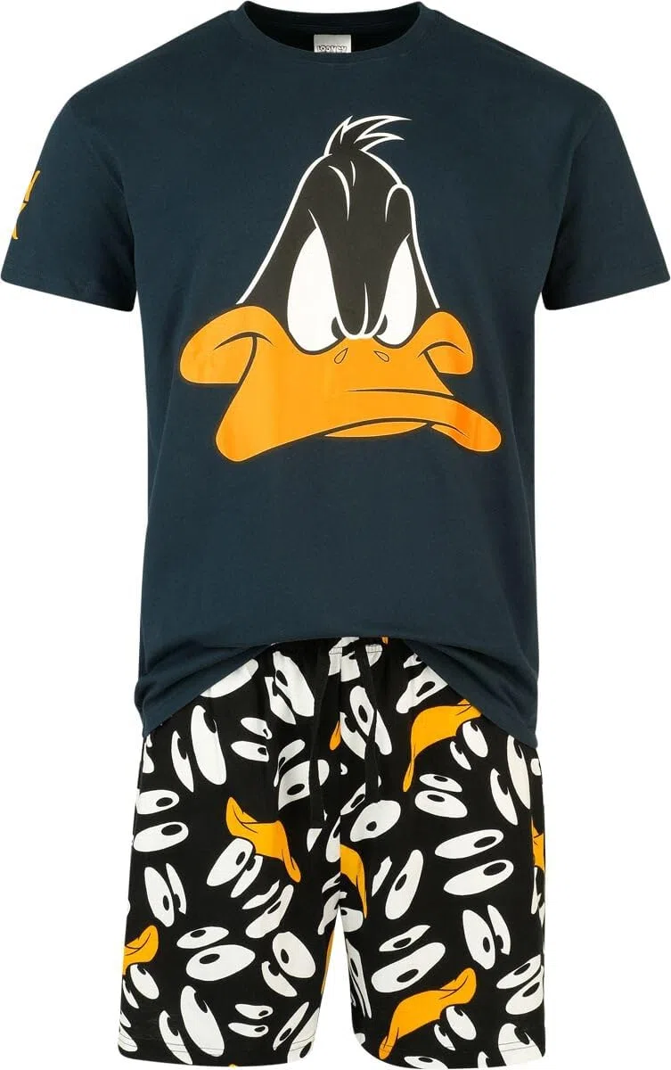 LOONEY TUNES Insane Duffy Duck Uomo Pigiama Multicolore Regular Regular
