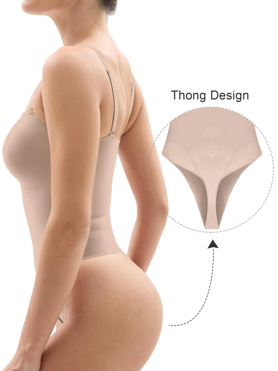 SHAPERX Body Contenitivo Modellante Senza Spalline Donna Intimo Guaina Contenitiva Snellente Elegante Shapewear Bodysuit Shaper