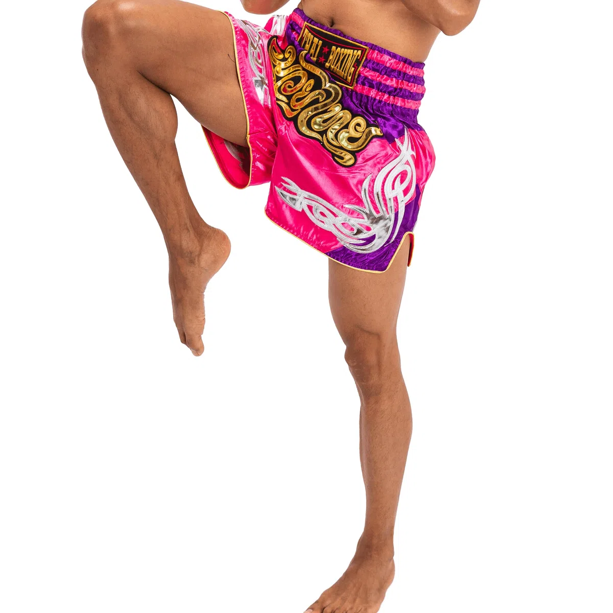 Pantaloncini da Muay Thai per uomo e donna, taglio aderente, per MMA, boxe, kickboxing, arti marziali