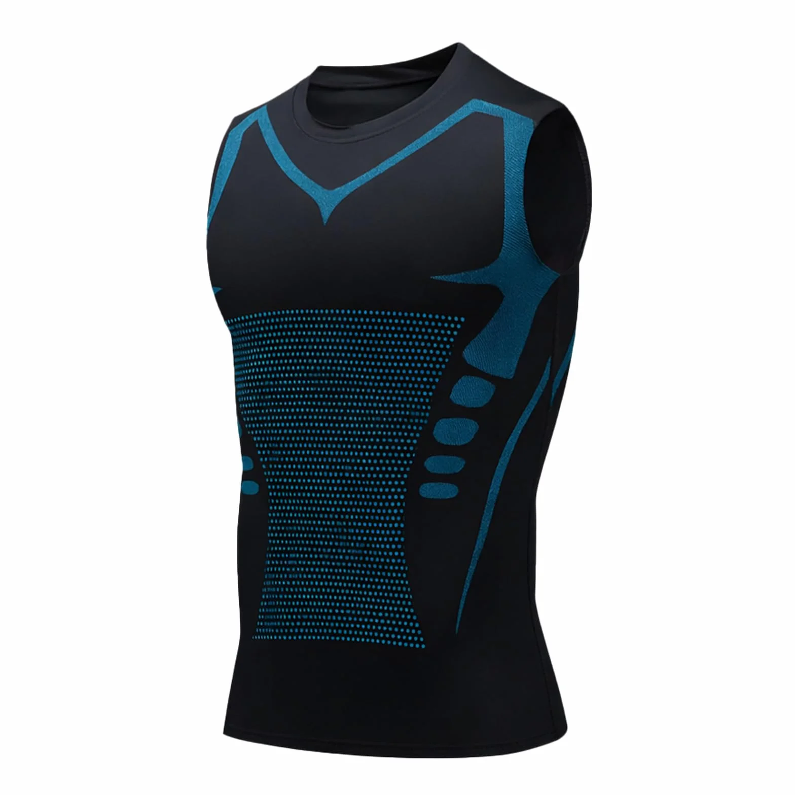 Reiteag Massefit Canotta Compressiva Modellante, Massefit Maglia, Leggero E Traspirante, Tessuto Elasticizzato, Ideale per L'atletica Leggera, La Corsa E L'allenamento Quotidiano