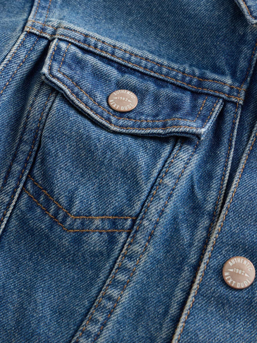 NEXT Ragazzo Giacca stile denim 100% cotone