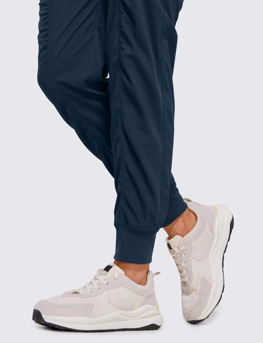 CRZ YOGA Pantaloni Atletici da Donna Morbidi Affusolati con Coulisse con Tasche - 72 cm