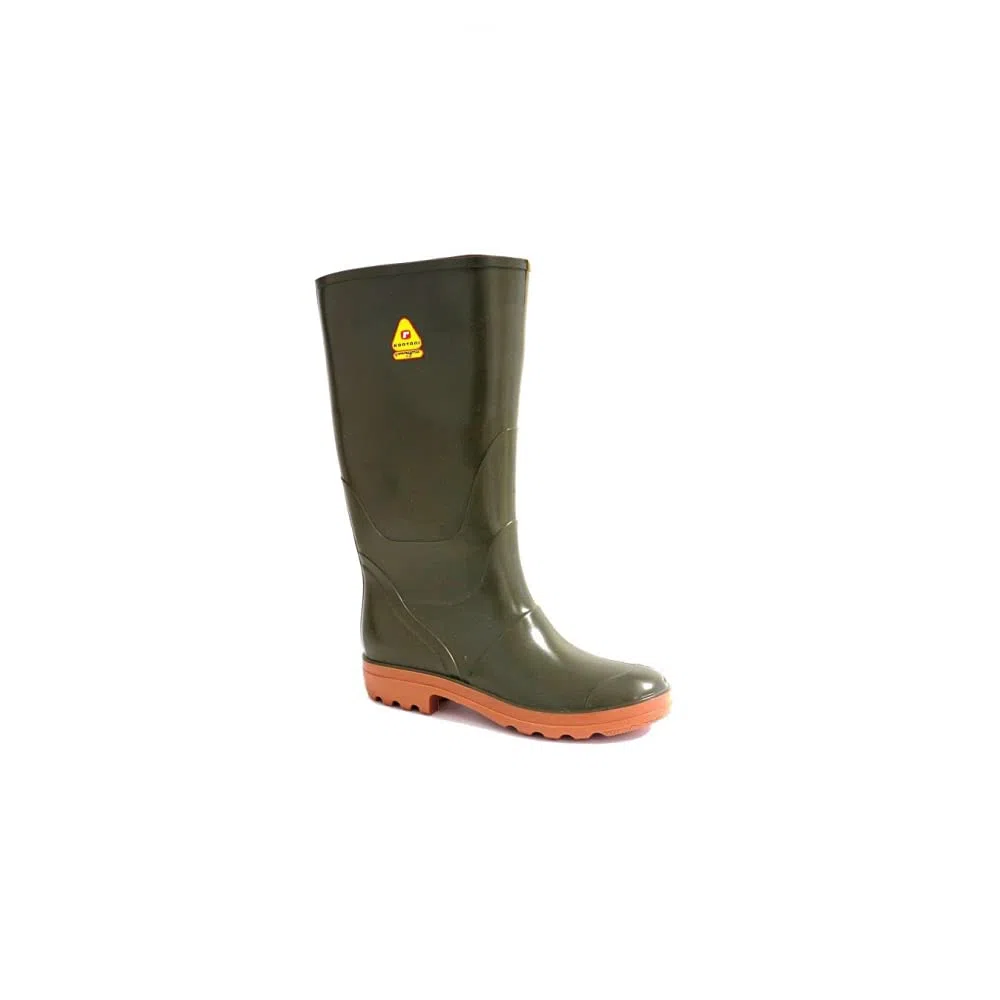 575 Stivale al Ginocchio di Gomma da Pioggia e Giardinaggio nel Colore Verde.